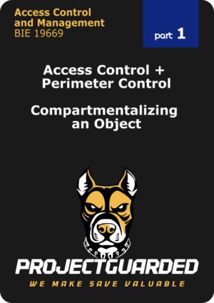 Access Control and Management – part 1