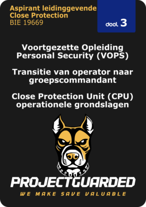 Aspirant leidinggevende Close Protection – deel 03