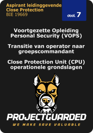Aspirant leidinggevende Close Protection – deel 07